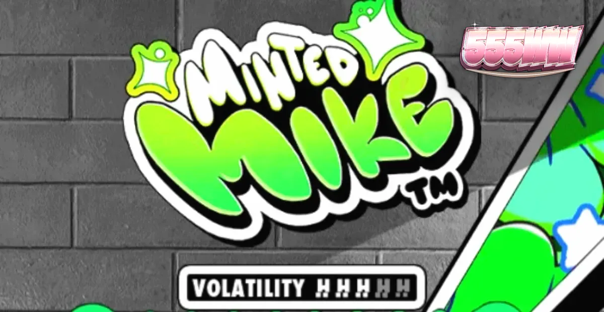 Minted Mike স্লট গেমের নিয়ন গ্রাফিতি থিম এবং শহুরে পরিবেশ